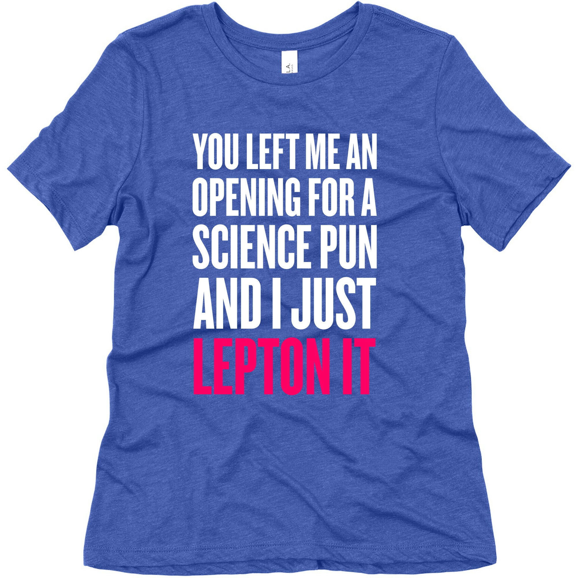 You Left Me An Opening For A Science Pun Women's Triblend Tee
